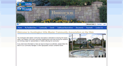 Desktop Screenshot of huntingtonhills.org