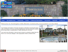 Tablet Screenshot of huntingtonhills.org